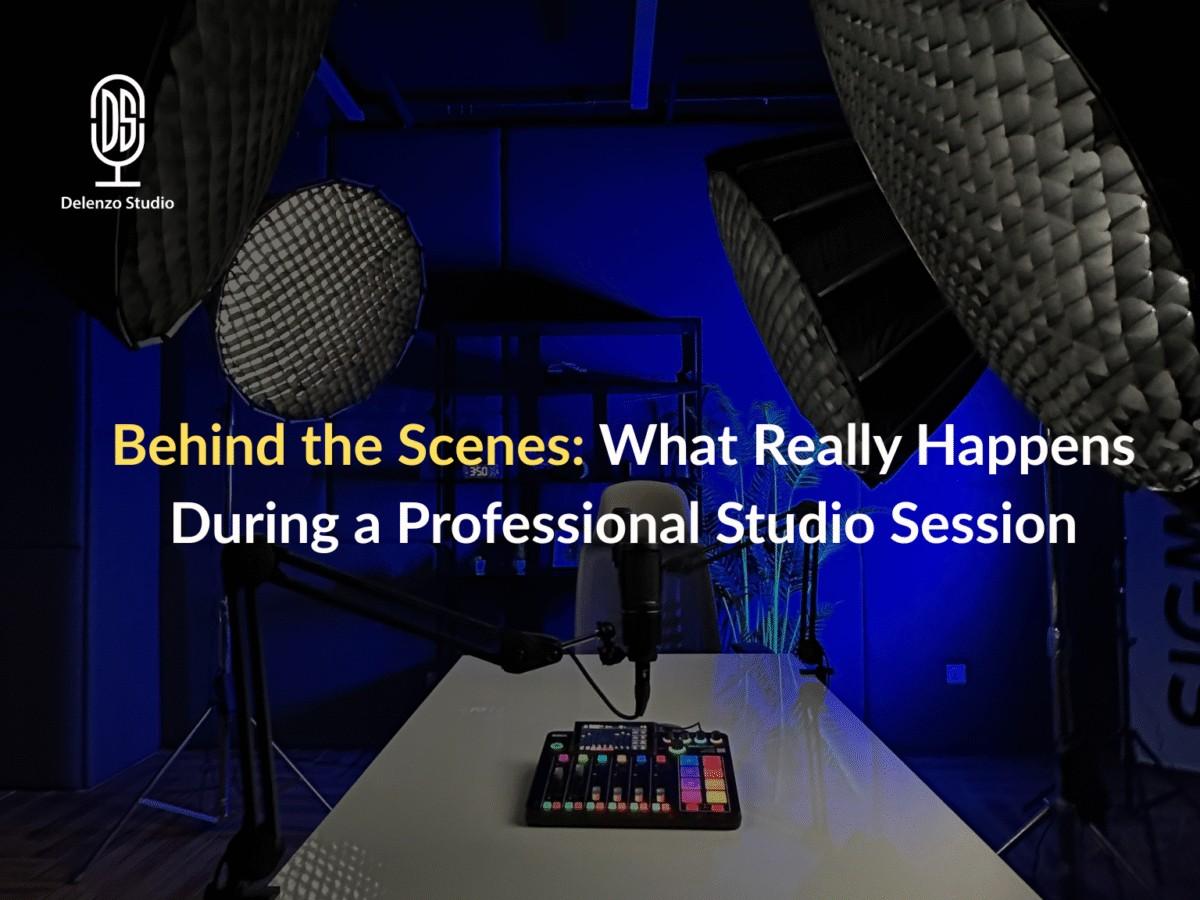 Modern studio lighting — AD Laurent filming setup