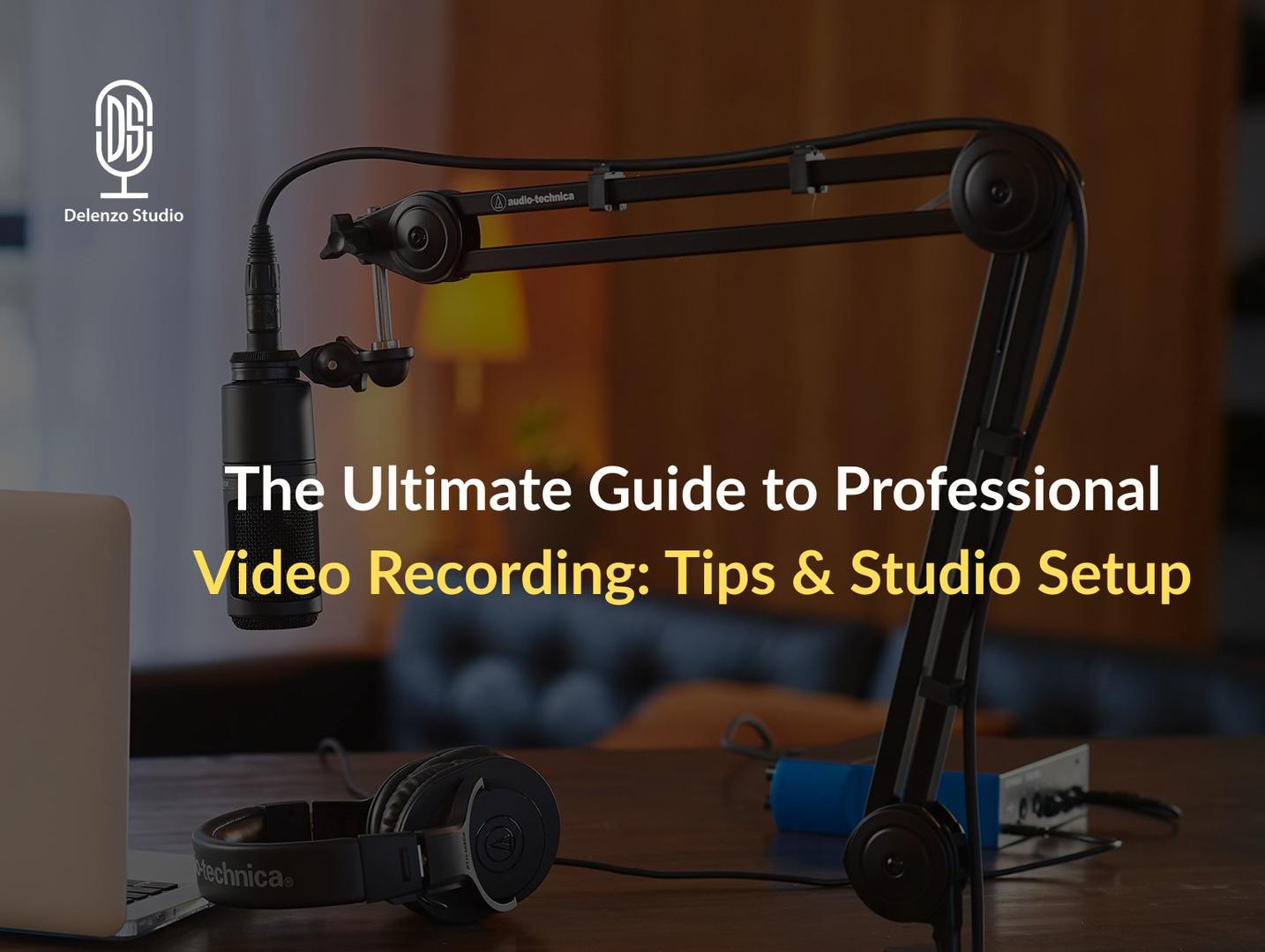 Professional studio setup — AD Laurent content creation